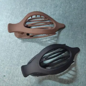 브라운과 블랙 헤어 클립 2개 세트