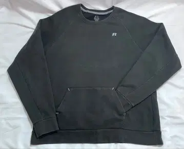 러셀 로고 자수 캥거루 포켓 트레이닝복 맨투맨 XL