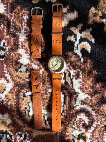 [ 복각판 ] TIMEX SAFARI knot 벨트 포함