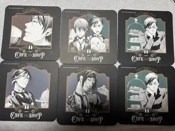 블랙 집사 카페 코스터