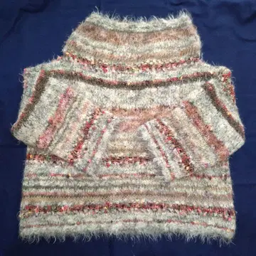 새상품급 io comme io 하이넥 니트 센소유니코 40 멀티 컬러