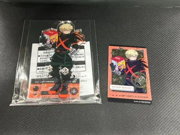 히로아카 바쿠고 카츠키 아크릴 스탠드 클리어 카드 세트