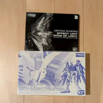 RG 데스티니 건담 티타늄 피니시 빛의 날개 포함