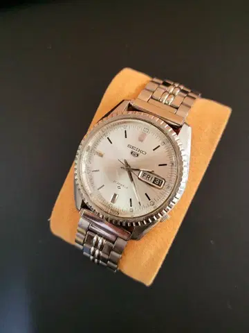 [ TM029 ] SEIKO 자동 시계 실버 21주얼