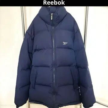 빈티지 빈티지 레트로 Reebok 네이비 다운 자켓