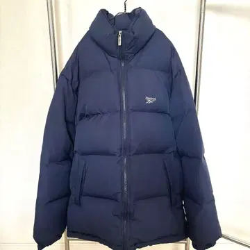 빈티지 빈티지 레트로 Reebok 네이비 다운 자켓