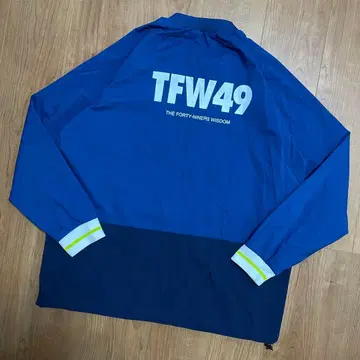 정가 43만 TFW49 나일론 풀오버 스니드 블루 L 골프