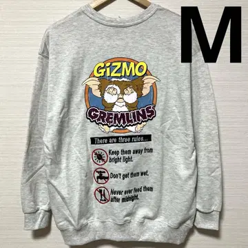 새상품 그렘린 기즈모 트레이닝복 쭈리 긴팔 자수 흐릿한 프린트 M 피자