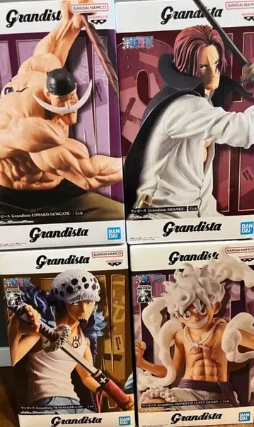 원피스 Grandista 피규어 4체 세트