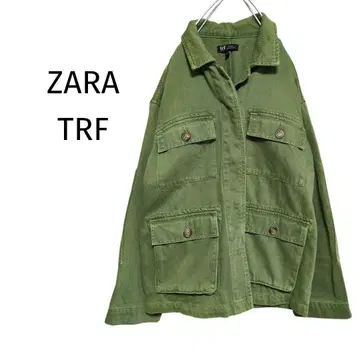 새상품급/자라 TRF 밀리터리 자켓 오버 사이즈 커버올