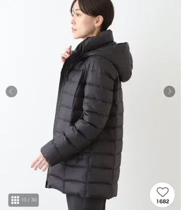 INDIVI 미들 기장 워셔블 다운 코트