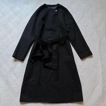 [ 정가 25만 ] 투모로우랜드 컬렉션 노카라 코트 퓨어 캐시미어