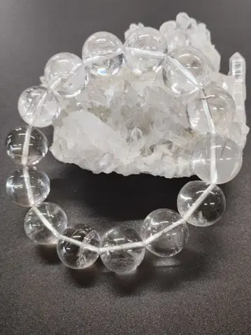 실버 루틸 16mm 팔찌-1