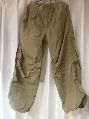 JEANASIS 사이드 벨트 카고 팬츠