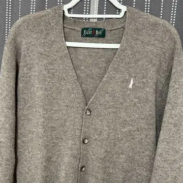 EASTBOY 이스트 보이 가디건 스웨터 사이즈 9 자수 핑크