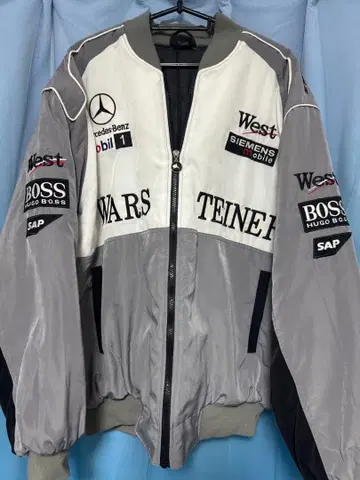 McLaren Mercedes-Benz 블루종 자켓 남성용