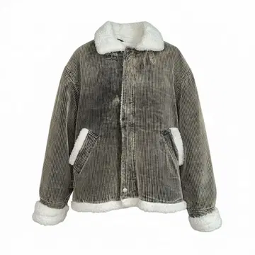 퍼 후드 크롭 자켓 elev 스타일