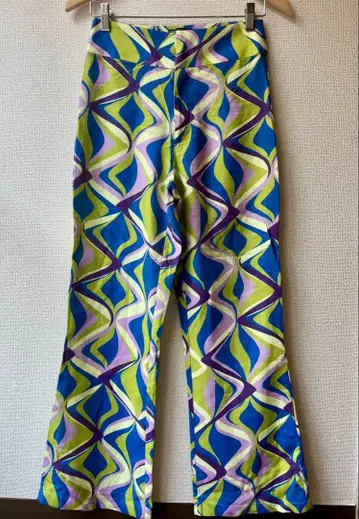 플레어 팬츠 S 사이즈 기하학 패턴 ZARA