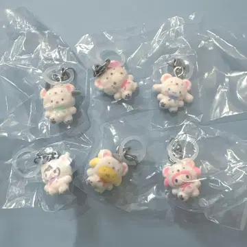 산리오 캐릭터즈 메지루시 액세서리 후와후와 스노우 컴플리트