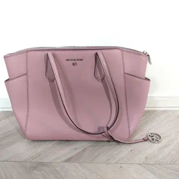 (새상품급) MICHAEL KORS 핑크 가죽 숄더백