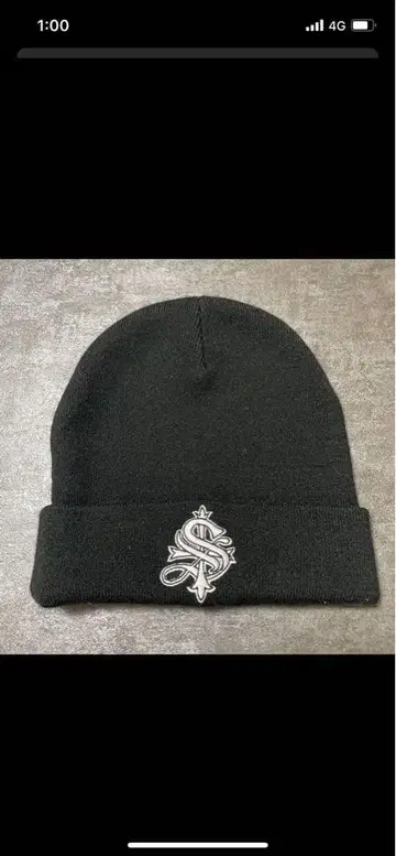 SUPPLIER 블랙 니트 모자