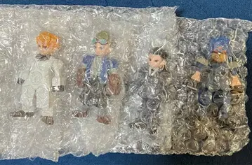 파이널 판타지 7 출시 기념 복권 G상 미니 피규어 4종