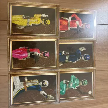 전 슈퍼 전대전 액자 비주얼 카드 특수전대 데카레인저