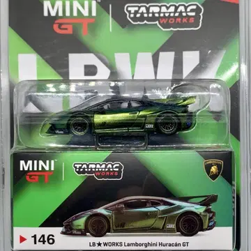 MINI GT TARMAC LB WORKS 우라칸 GT 매직 그린