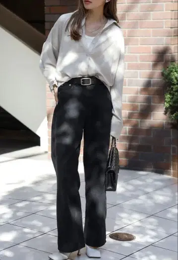 피치 스킨 베이직 셔츠