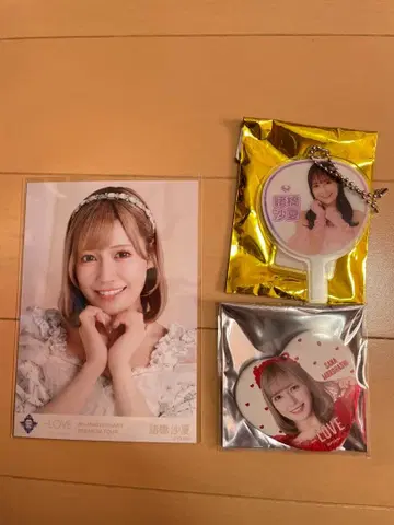 이콜럽 미니 복권 캔뱃지 브로마이드 모로하시 사나