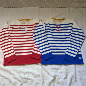 카이세이도 보더 니트 2장 세트