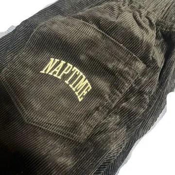 NAPTIME 코듀로이 팬츠 블랙 Nissy