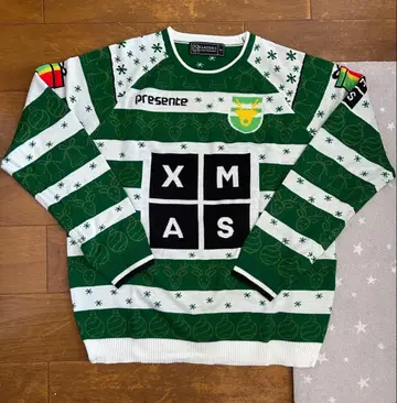 축구 크리스마스 니트 호날두