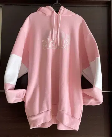 핑크 후드 부착 후드티 스토푸리 STPR 프리 사이즈