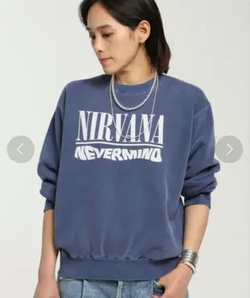 AP STUDIO NIRVANA 미니 맨투맨