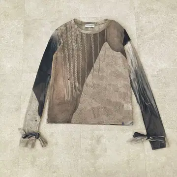 새상품급 DICH HENDERSON 시스루 디자인 티셔츠