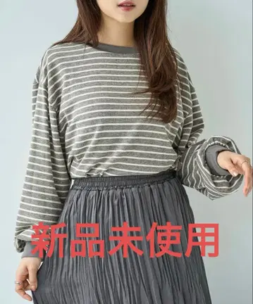 볼륨 소매 보더 롱T S 사이즈 mil 밀