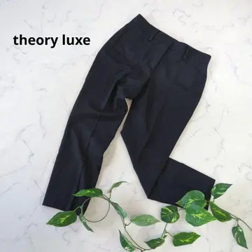 theory luxe 네이비 슬랙스 크롭 띠어리 럭스