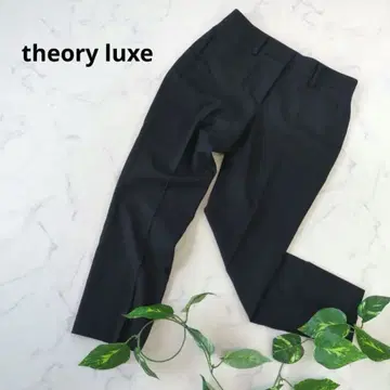theory luxe 네이비 슬랙스 크롭 띠어리 럭스