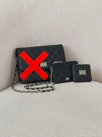 Darich DD 로고 퀼팅 트래블 세트 BLK