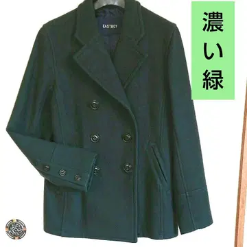 EASTBOY 이스트 보이 피 코트 짙은 그린