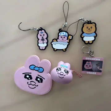 빤쮸토끼 키링 거울 스퀴즈 세트