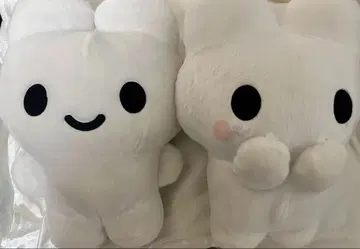 야사우사짱 BIG 봉제 인형 화이트 30cm 2개 세트