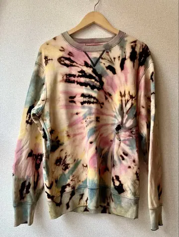 타이다이 패턴 크루넥 트레이닝복