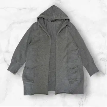 23구 빅 사이즈 46 후디 가디건 울