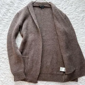 새상품급 에네스베 가디건 리브 숄카라 남성용 이탈리아제