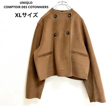 유니클로 코토니에 더블 페이스 블루종 숏 기장 XL 사이즈