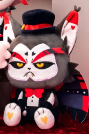 라운드원 한정판 HazbinHotel 허스크 봉제 인형