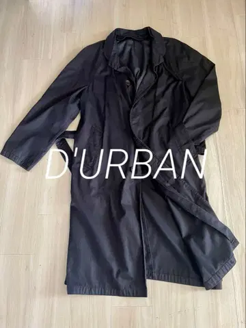 D'URBAN 블랙 트렌치코트