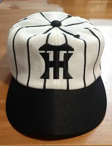 한신 타이거즈 90년대 레어 스트라이프 디자인 야구 모자